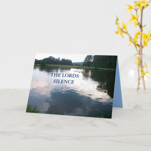 諸侯の沈黙カード カード (黄色い花)