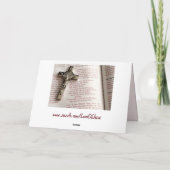 諸侯祈りの言葉グリーティングカード カード (裏面)