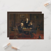 諸君遊チェスのゲーム（トーマス・エイクンズ） カード (正面/裏面インサイチュ)