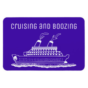 諸室戸の遊航船旅行Crusingおよび大酒を飲むこと マグネット
