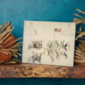 諸所舞は男子のみ参加 フォトプラーク (側面)