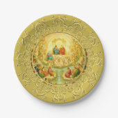 諸聖人の祝日の宴会日のパーティーのお祝い ペーパープレート (正面)