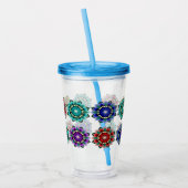 諸色の曼荼羅 アクリルタンブラー (左)