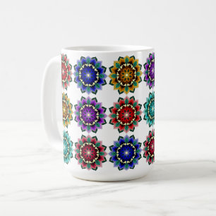 諸色の曼荼羅 コーヒーマグカップ