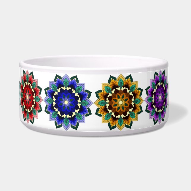 諸色の曼荼羅 ボウル (正面)