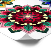 諸色の曼荼羅 ポスター (角)