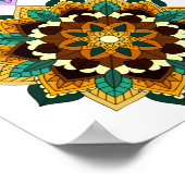 諸色の曼荼羅 ポスター (角)