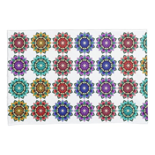 諸色の曼荼羅 枕カバー (正面右)