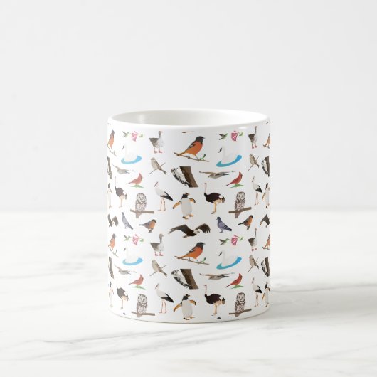 諸鳥 コーヒーマグカップ (中央)