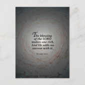 諺の10:22 ポストカード (正面)