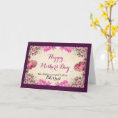 諺の31:28のばらの聖書は母の日を作詩します カード (黄色い花)