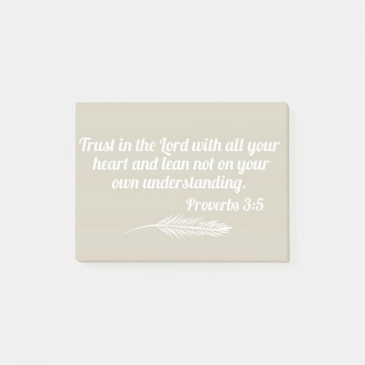 諺の3:5のポスト・イット ポストイット (正面)