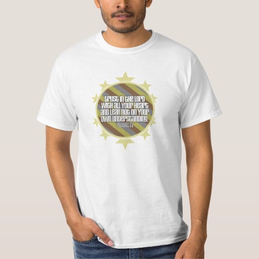 諺の3:5 (金ゴールド)の価値Tシャツ Tシャツ (正面)