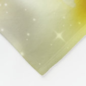 諺の3:5 - 6聖書の詩|の花柄 フリースブランケット (角)