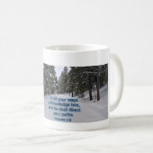 諺の3:6のマグ コーヒーマグカップ (正面右)