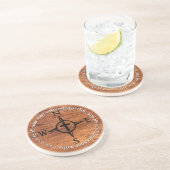 諺の3:6はあなたの道の聖書の詩のコンパスを指示します コースター (側面)