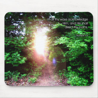 諺の3:6 -マウスパッド マウスパッド