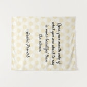 諺ウィズダム引用文 タペストリー (正面(横))