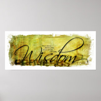 諺ポスターの知恵 ポスター