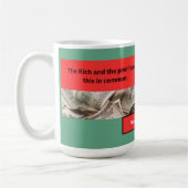 諺メッセージ – 箴言22-2 -クラシック コーヒーマグカップ (左)