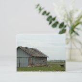 諺16:8旧バーンポストカード ポストカード (スタンド正面)