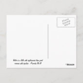 諺16:8旧バーンポストカード ポストカード (裏面)