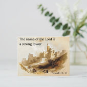 諺18:エルサレムの古いリトグラフに10枚 ポストカード (スタンド正面)