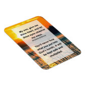 諺23:26私の息子は私にお与え前のハートを与え、 マグネット (右側)