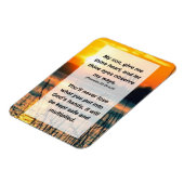 諺23:26私の息子は私にお与え前のハートを与え、 マグネット (左側)