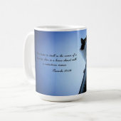 諺25:24 コーヒーマグカップ (正面左)