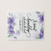 諺27:9甘い友情が魂をリフレッシュ ジグソーパズル (横)