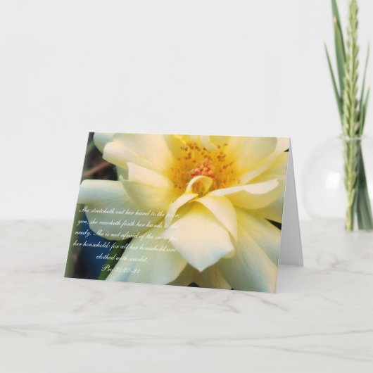 諺31のコレクションの~Proの31:20 - 21 カード (正面)