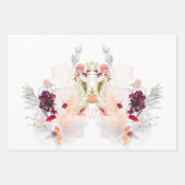 諺31女性フローラブーク ラッピングペーパーシート (正面3)