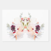 諺31女性フローラブーク ラッピングペーパーシート (正面2)