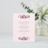 諺31女聖書詩花葉書 シーズンポストカード (スタンド正面)