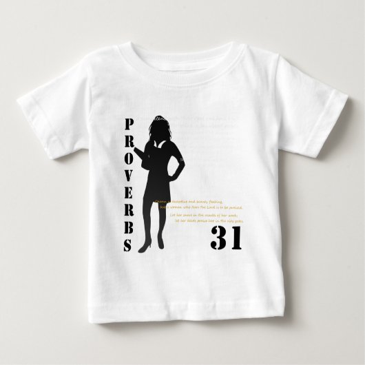 諺31 ベビーTシャツ (正面)