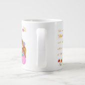 諺31:25彼女は強い服を着ている  ジャンボコーヒーマグカップ (裏面)