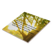 諺3:5-6主装飾瓦への信頼 タイル (側面)