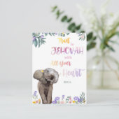 諺3:6すべてのハートを信じる   ポストカード (スタンド正面)