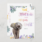 諺3:6すべてのハートを信じる   ポストカード (正面/裏面)