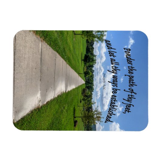 諺4:26 マグネット (横)