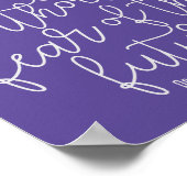 諺、彼女は恐れなく笑う、聖書の詩 ポスター (角)