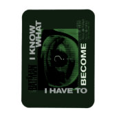 謎かけ者は何になるかわかっている マグネット (縦)