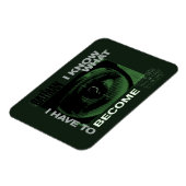 謎かけ者は何になるかわかっている マグネット (左側)