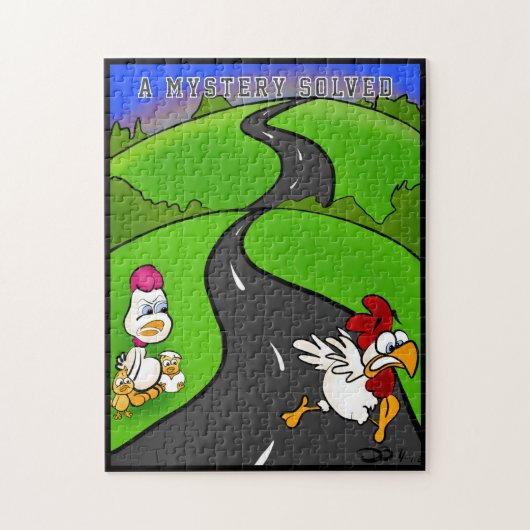 謎が解けた ジグソーパズル (縦)