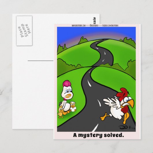 謎が解けた ポストカード (正面/裏面)