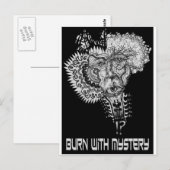 謎で燃える ポストカード (正面/裏面)