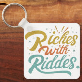 謎に富む キーホルダー (正面)