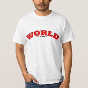 謎に満ちたはっきりしたタイポグラフィユニセックス Tシャツ