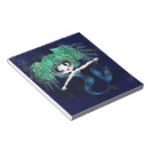 謎のかわいいマーメイドガーリーギフト ノートパッド (アングル)